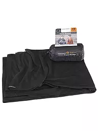 COCOON | Couverture de voyage Travel Blanket Laine Mérinos/Soie 180*140CM | Noir