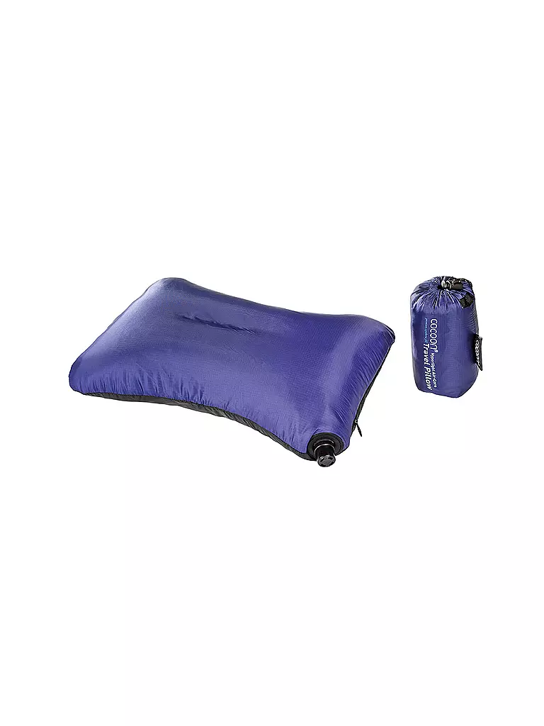 COCOON | Oreiller de voyage Aircore Pillow Microlight | Bleu