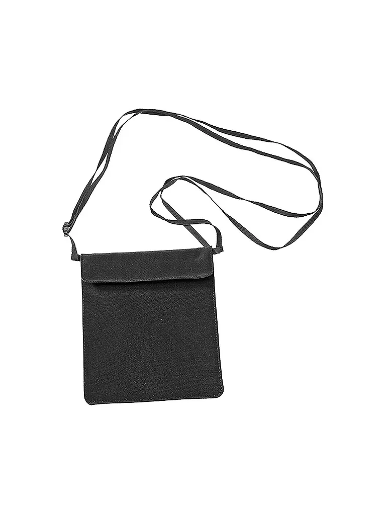 COCOON | Portefeuille Secret en Soie pour Passeport | Noir