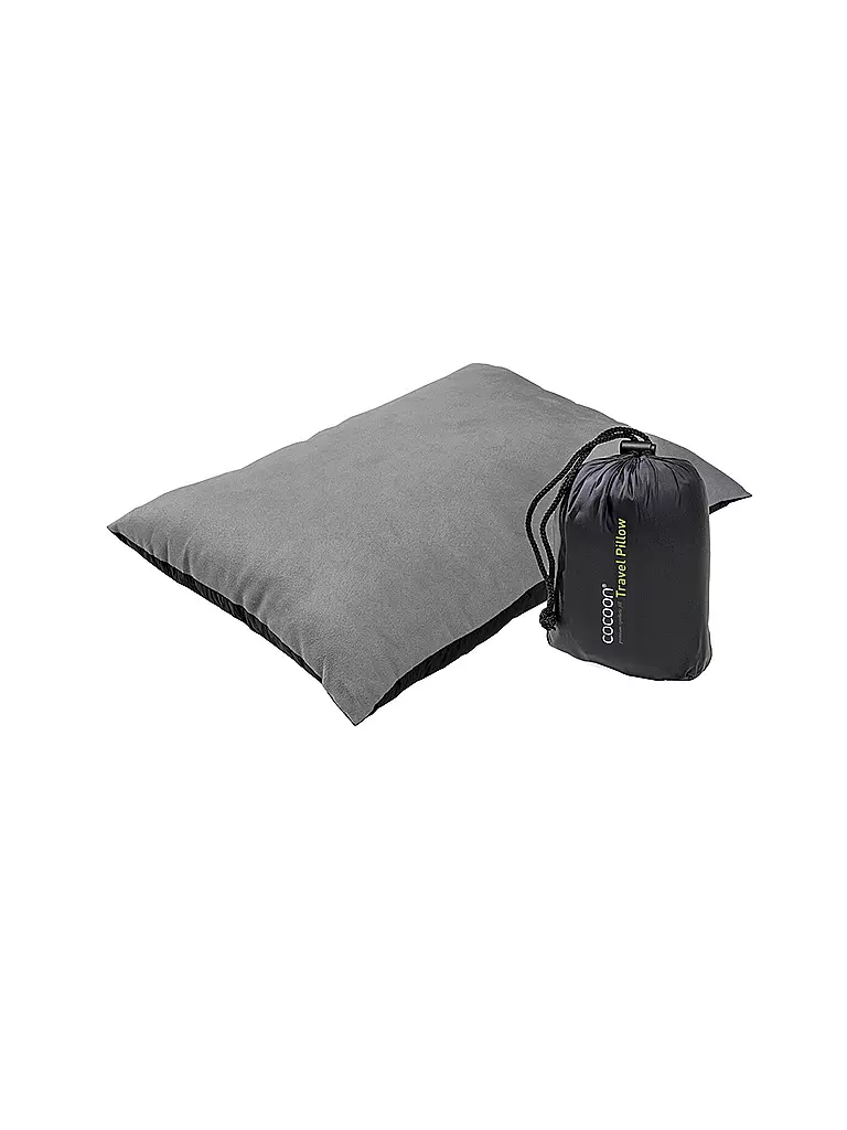 COCOON | Reisekissen Synthetic Pillow microfiber/nylon shell Gr.M | Gris