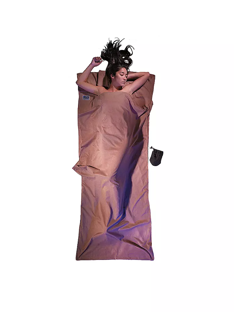 COCOON | Reiseschlafsack TravelSheet 16x9cm 260g | Marron