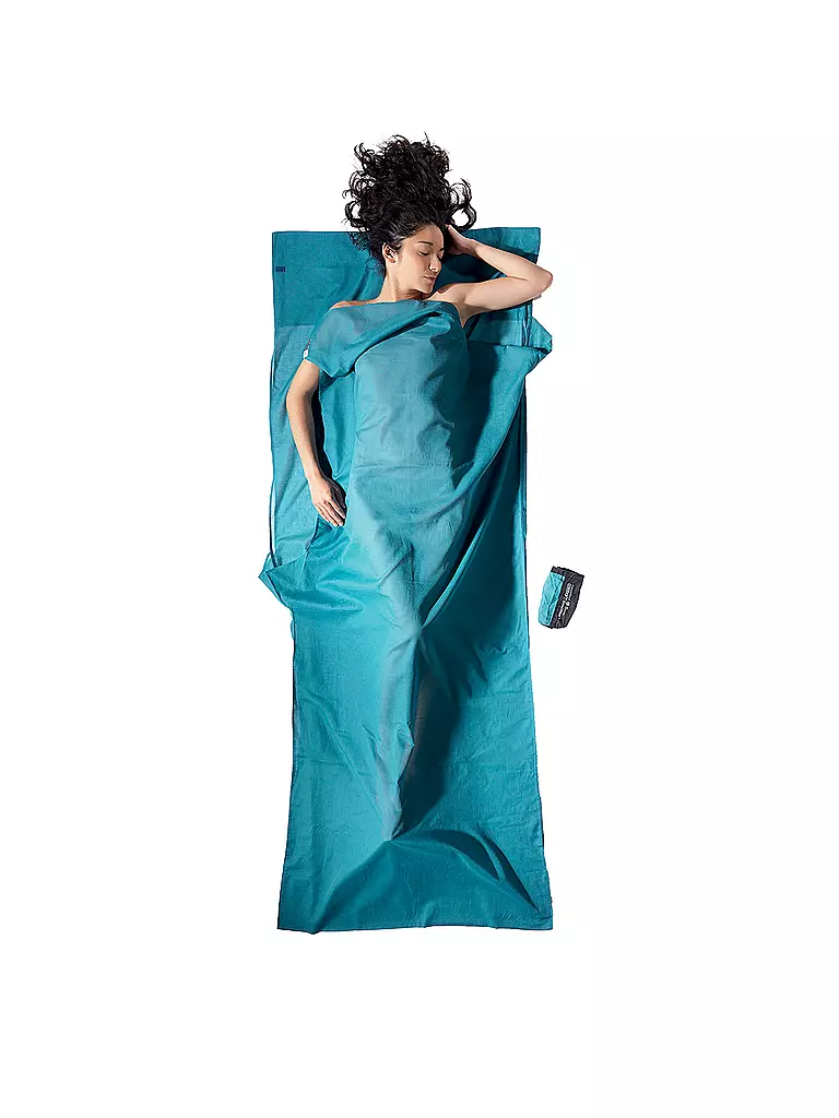 COCOON | Sac de couchage de voyage Travelsheet | Bleu