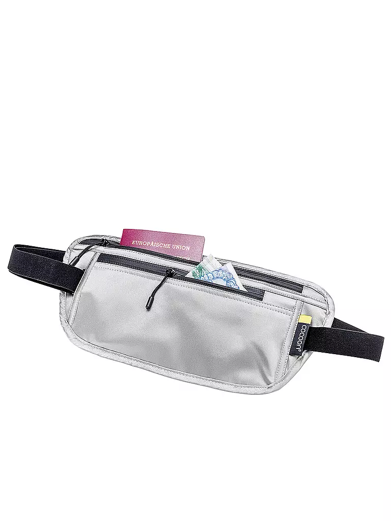 COCOON | Secret Waist Wallet Silk | Gris clair