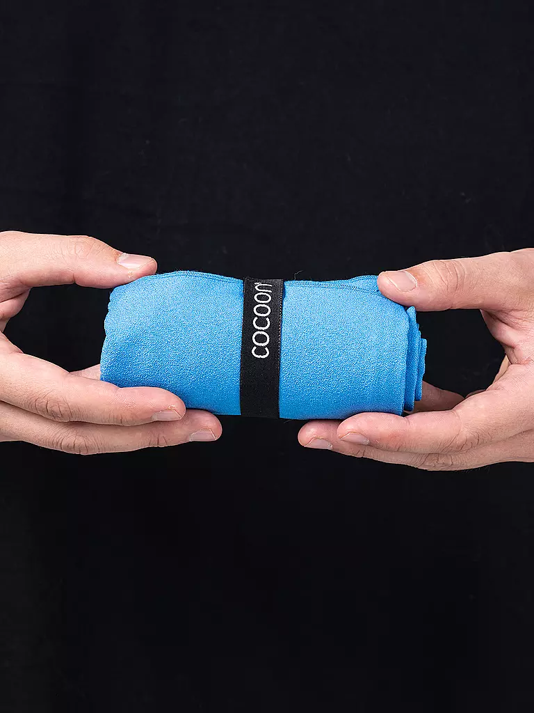 COCOON | Serviette de voyage Microfiber Towel Hyperlight S 60x30 | Bleu