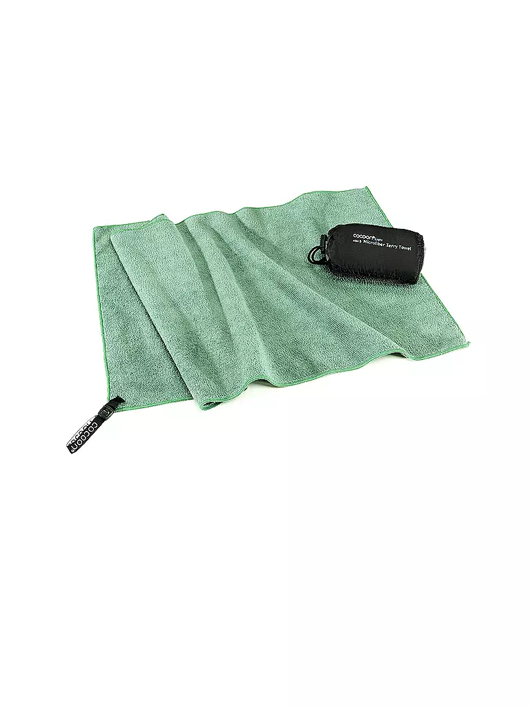 COCOON | Serviette de voyage Terry Towel Light Microfibre | Vert
