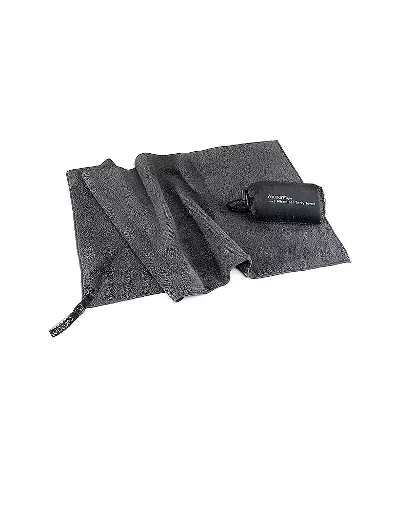 COCOON | Serviette de voyage Terry Towel Light Microfibre | Gris