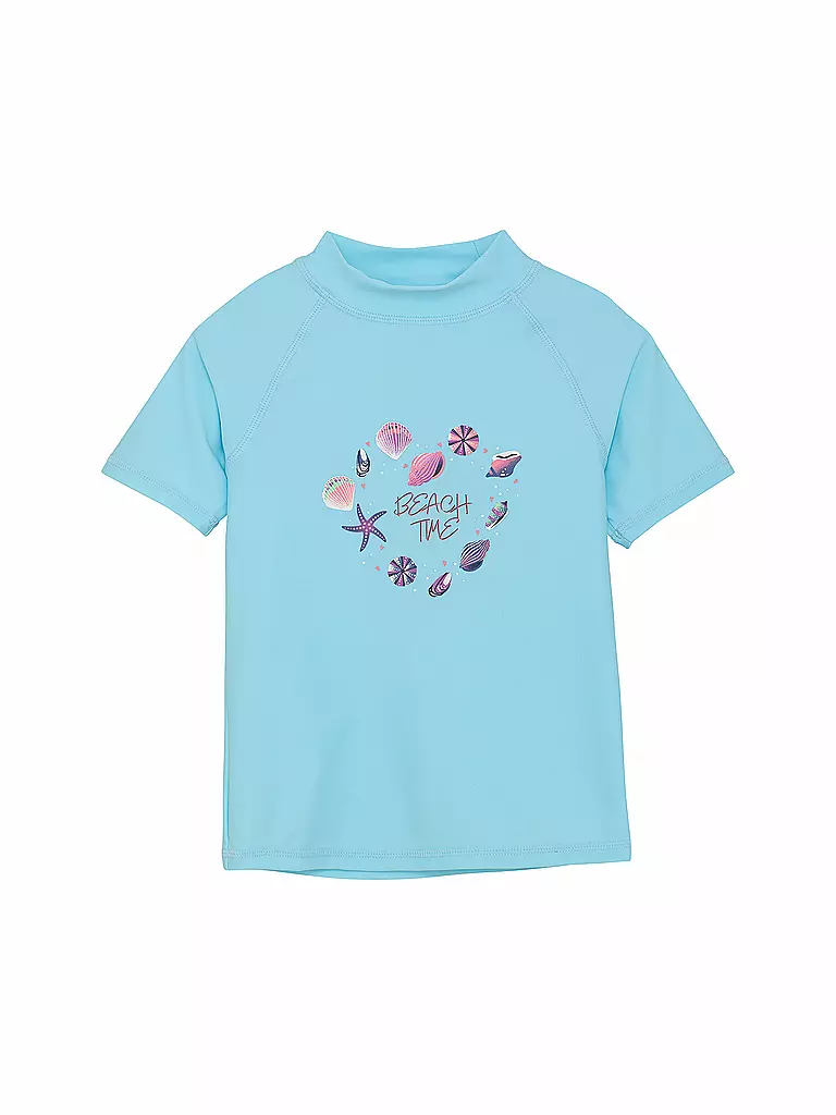 COLOR KIDS | Beachshirt imprimé pour fille | Bleu clair