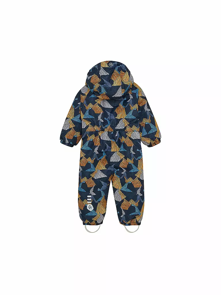 COLOR KIDS | Combinaison de ski pour bébé W. 2 Zip-AOP | Orange