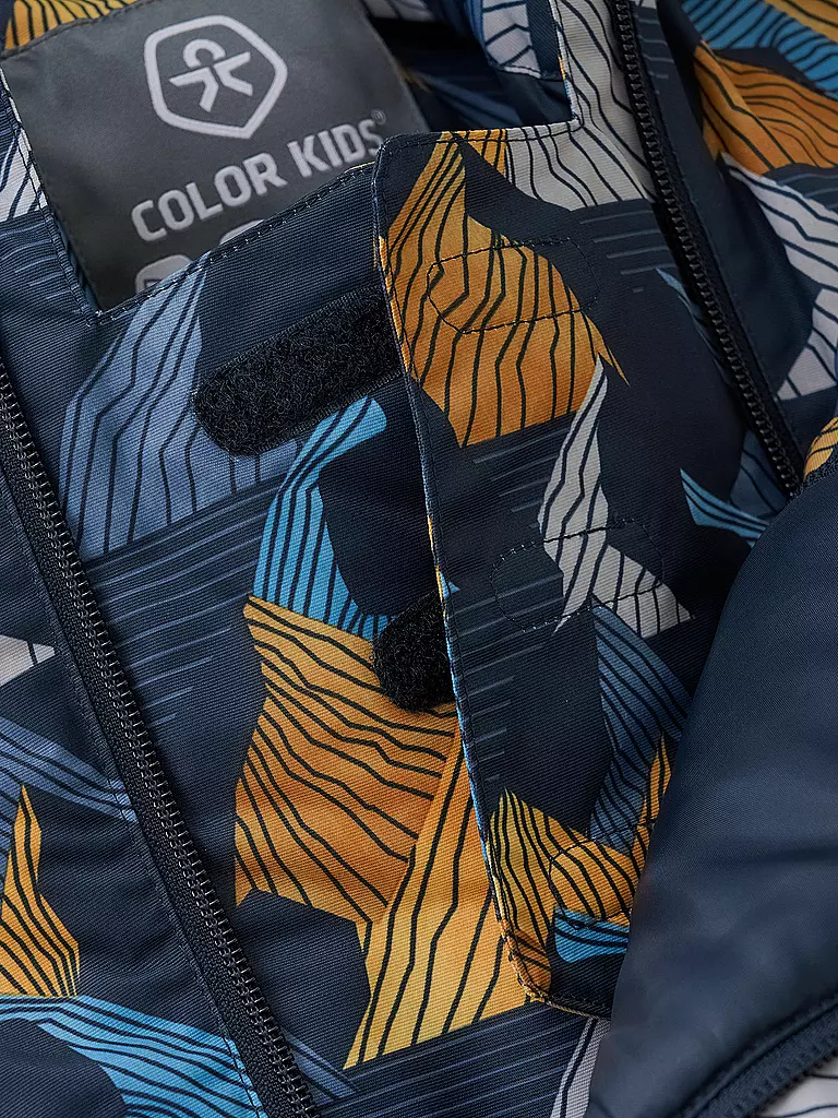 COLOR KIDS | Combinaison de ski pour bébé W. 2 Zip-AOP | Orange