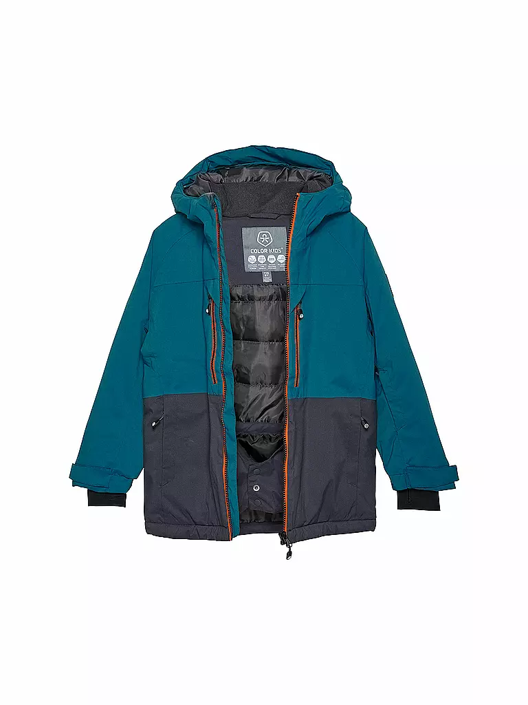 COLOR KIDS | Kinder Skijacke Colorblock | Bleu