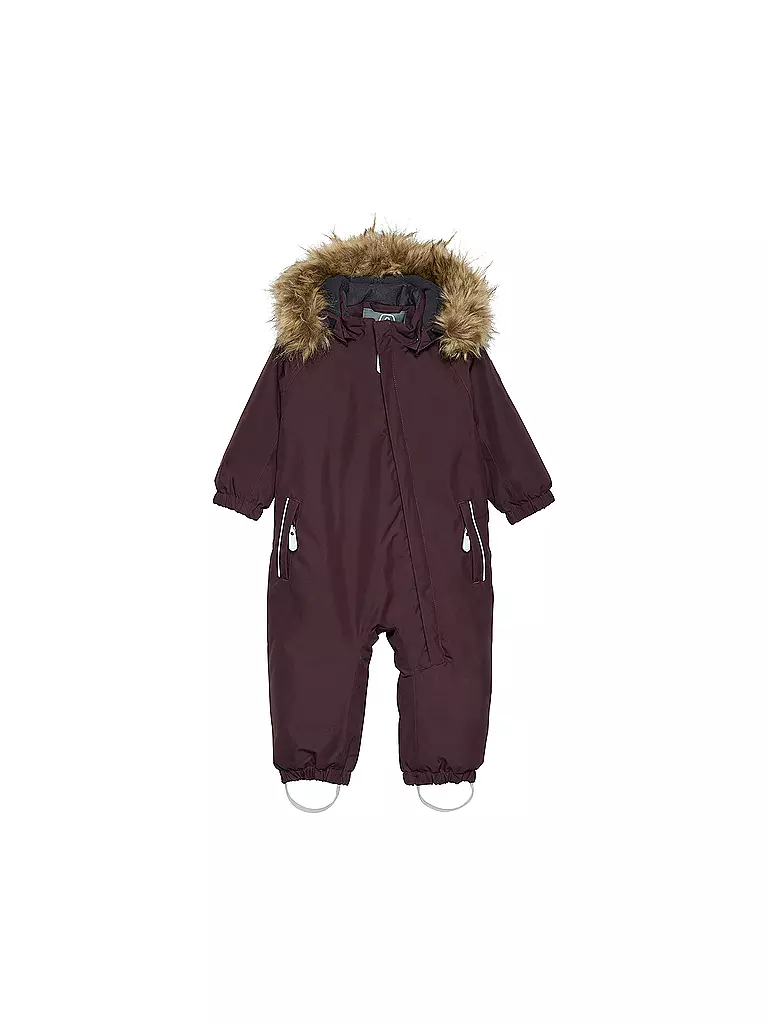 COLOR KIDS | Kinder Skioverall Fake Fur | Marron