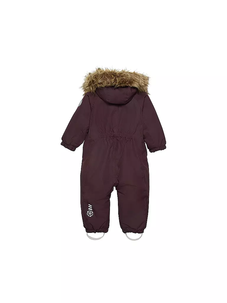 COLOR KIDS | Kinder Skioverall Fake Fur | Marron