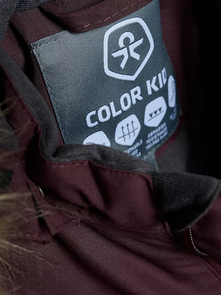 COLOR KIDS | Kinder Skioverall Fake Fur | Marron