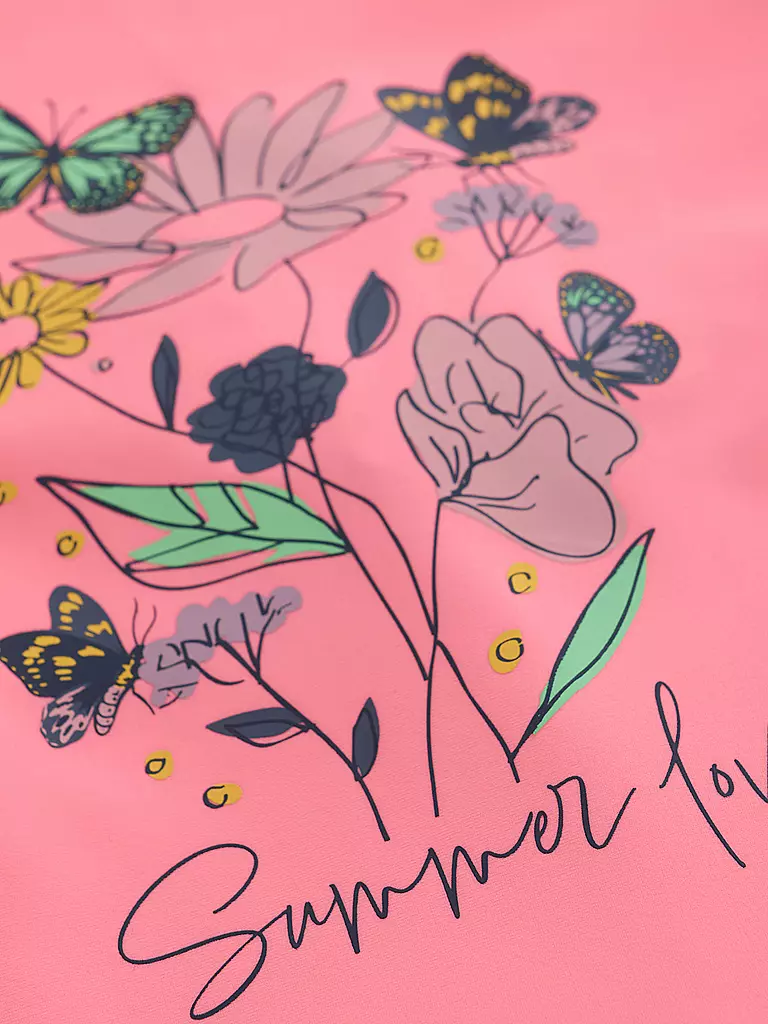 COLOR KIDS | Mädchen Beachshirt mit Print | Rose