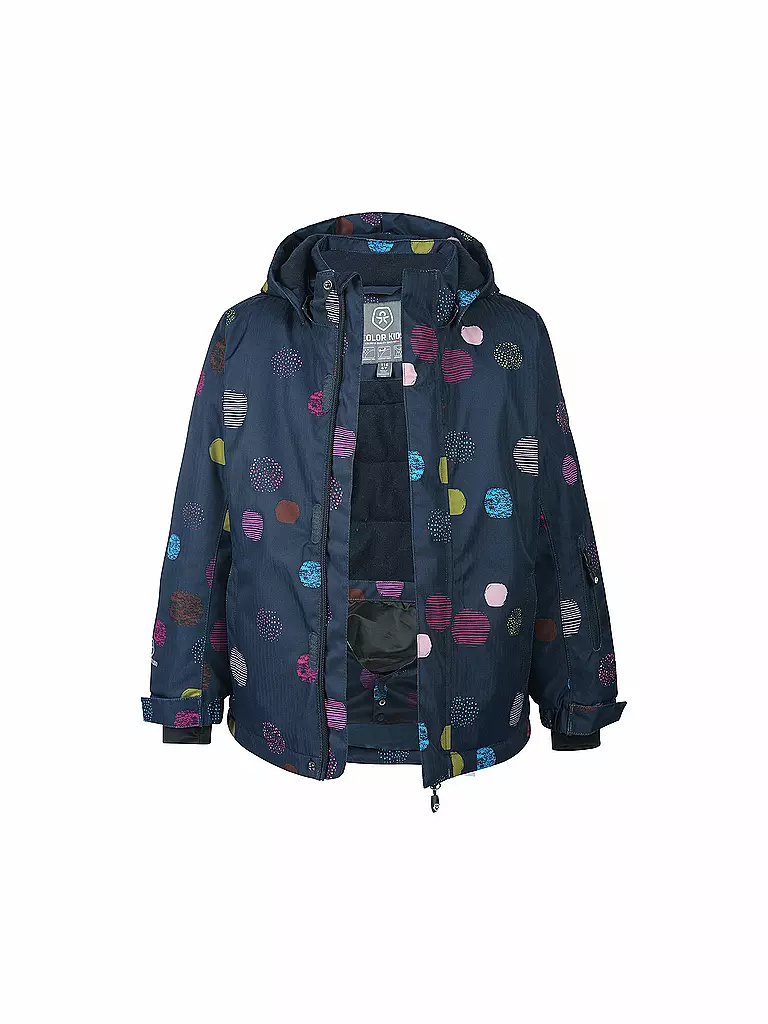 COLOR KIDS | Mädchen Skijacke | Bleu foncé