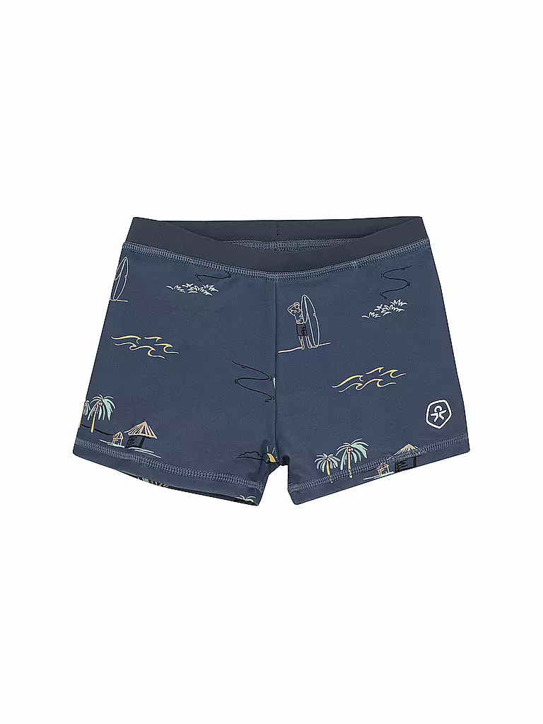 COLOR KIDS | Maillot de bain garçon avec jambes | Bleu foncé