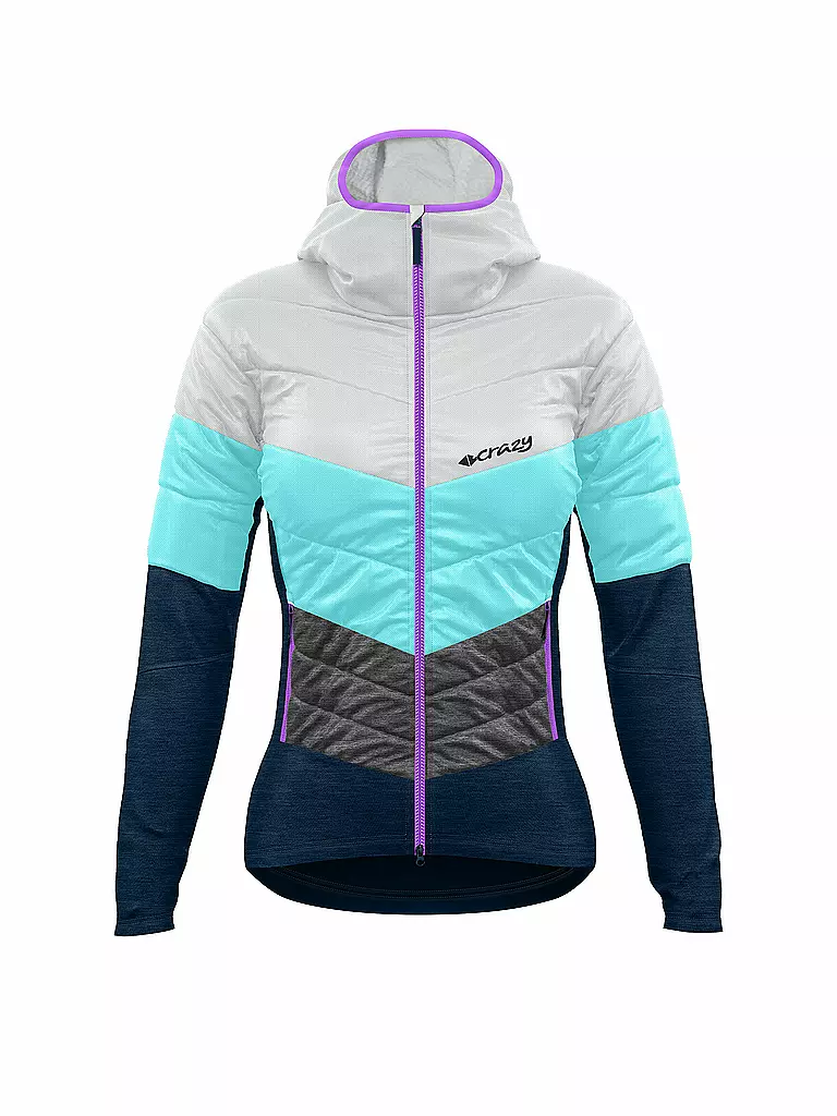 CRAZY | Damen Hybridjacke Trilogy | Turquoise