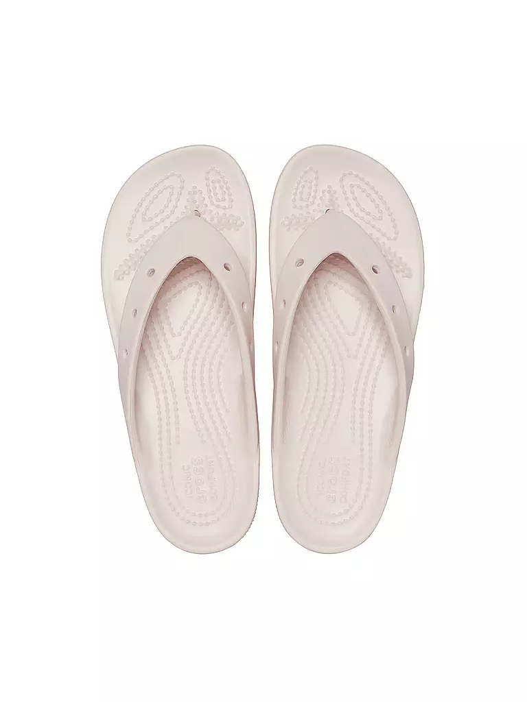 CROCS | Damen Zehentrenner Classic Platform Flip | Rose