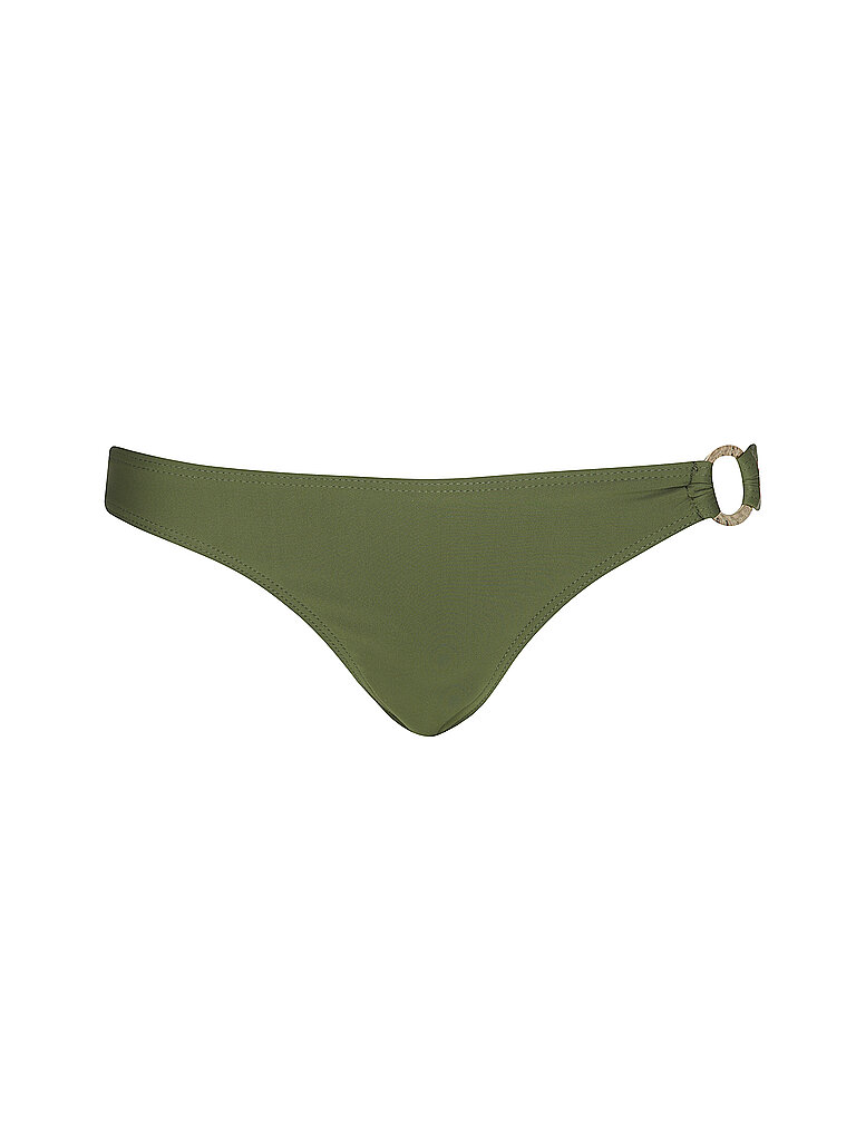 Bas de bikini avec anneau décoratif olive 42