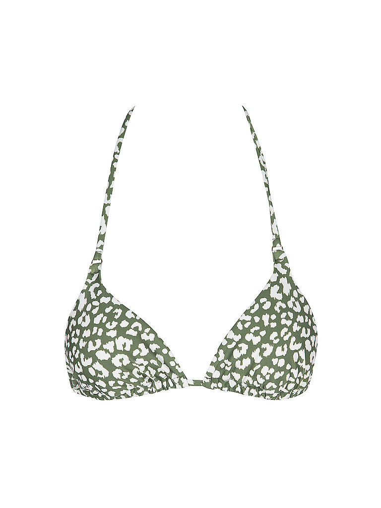 Haut de bikini triangles olive 38