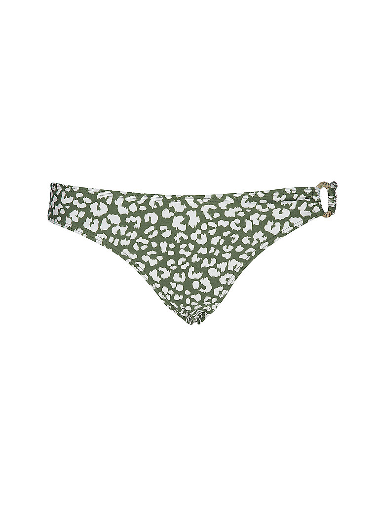 Bas de bikini avec anneau décoratif olive 36