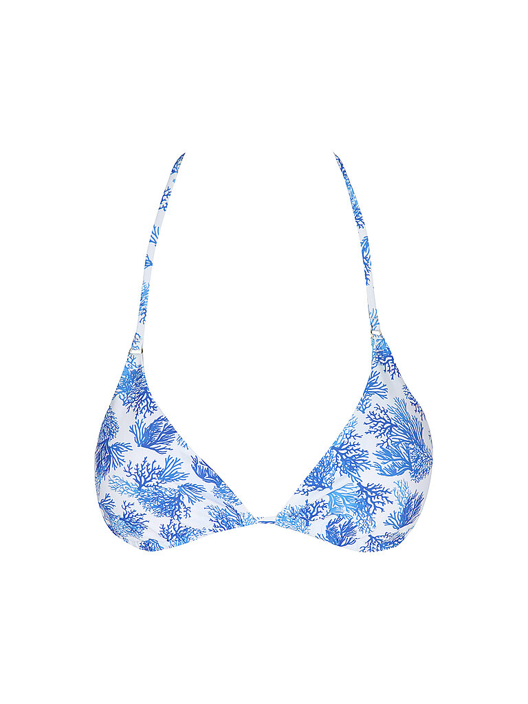 Haut de bikini triangles bleu 34