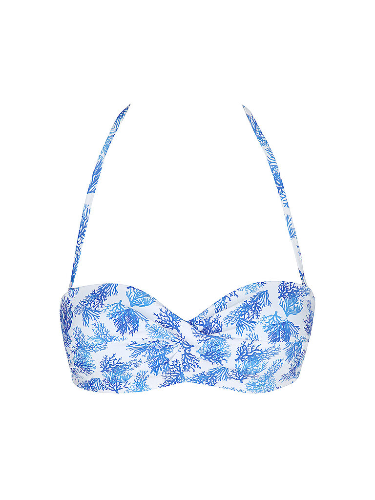Haut de bikini torsadés bleu 40C