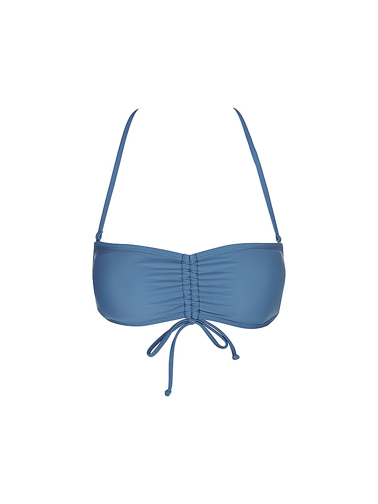 Damen Bikinioberteil New Bandeaux bleu marine 38