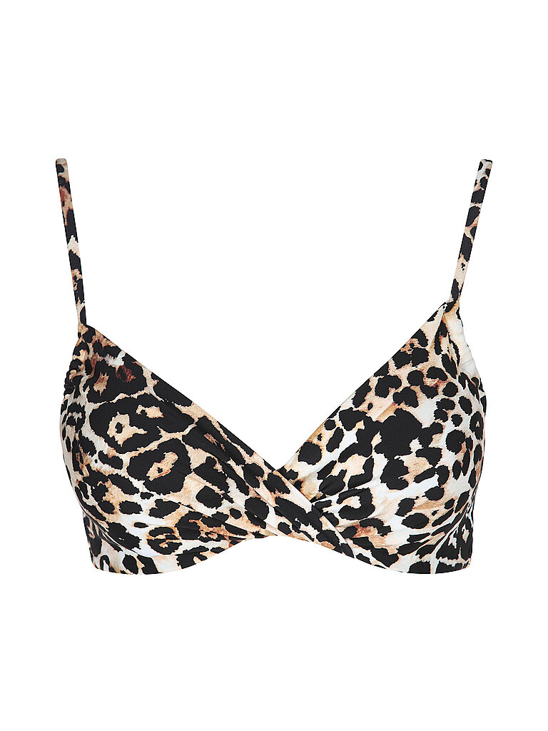 Haut de bikini torsadé noir 38