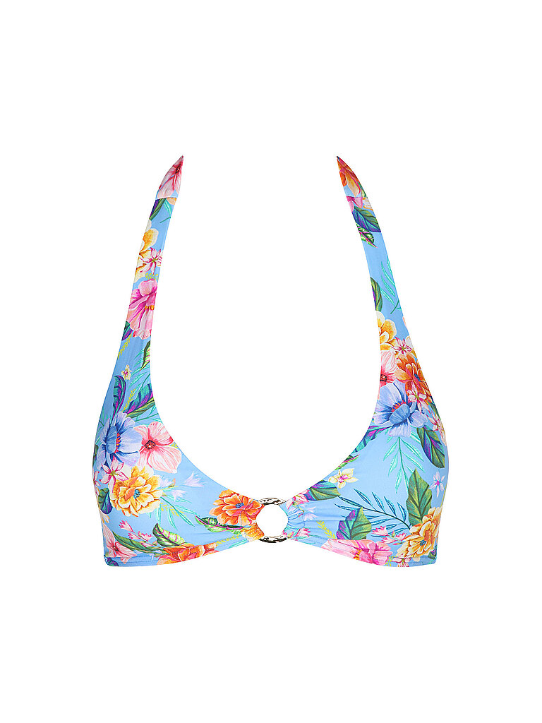 Haut de bikini dos nu avec anneau multicolore 42