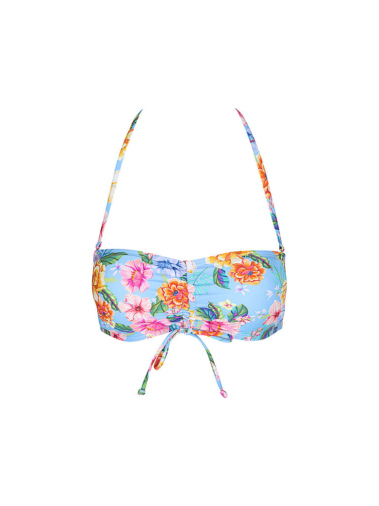 Damen Bikinioberteil New Bandeaux multicolore 38