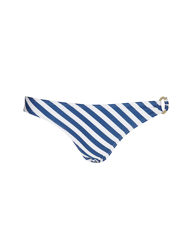 Bas de bikini avec anneau décoratif bleu 42
