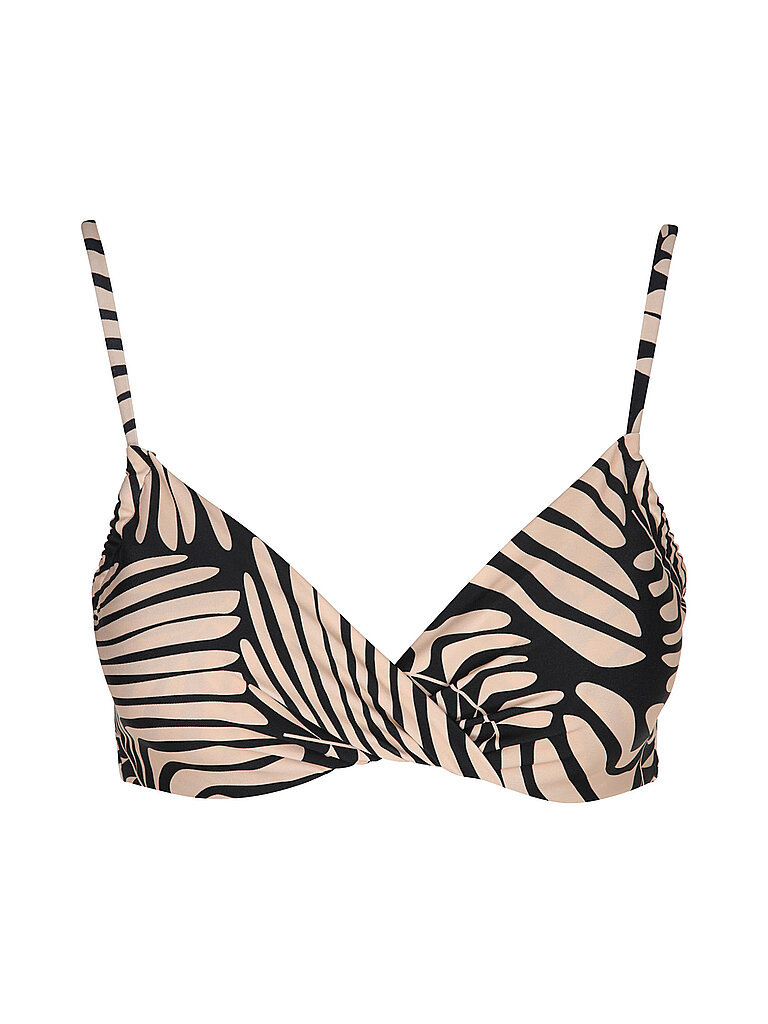 Haut de bikini torsadé beige 40