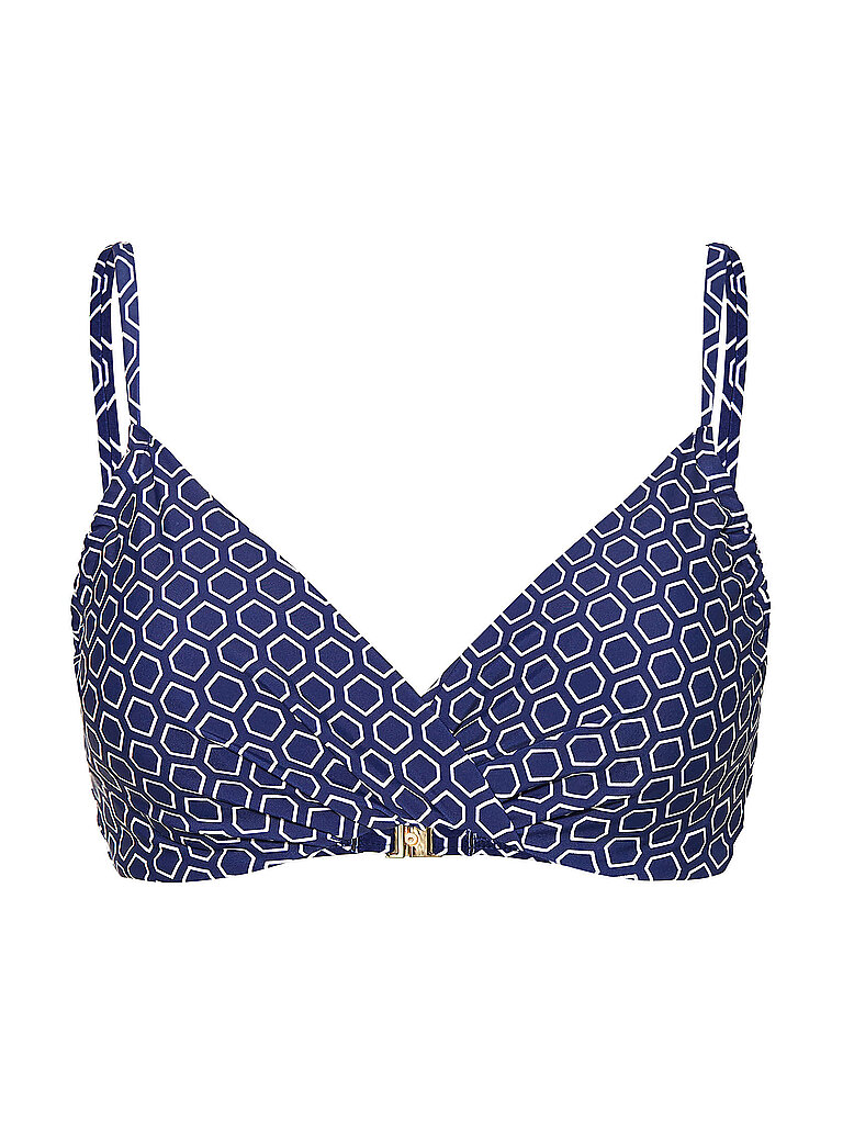 Haut de bikini torsadé bleu marine 38