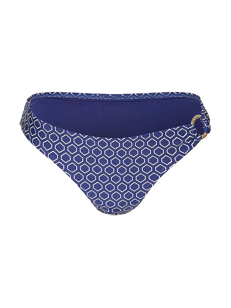 Bas de bikini avec anneau décoratif bleu marine 38