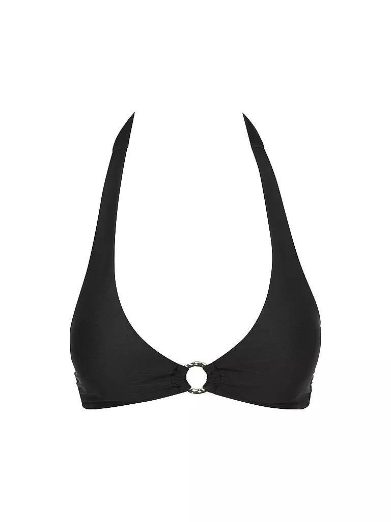 DARLING HARBOUR | Haut de bikini à col halter pour femmes | Noir