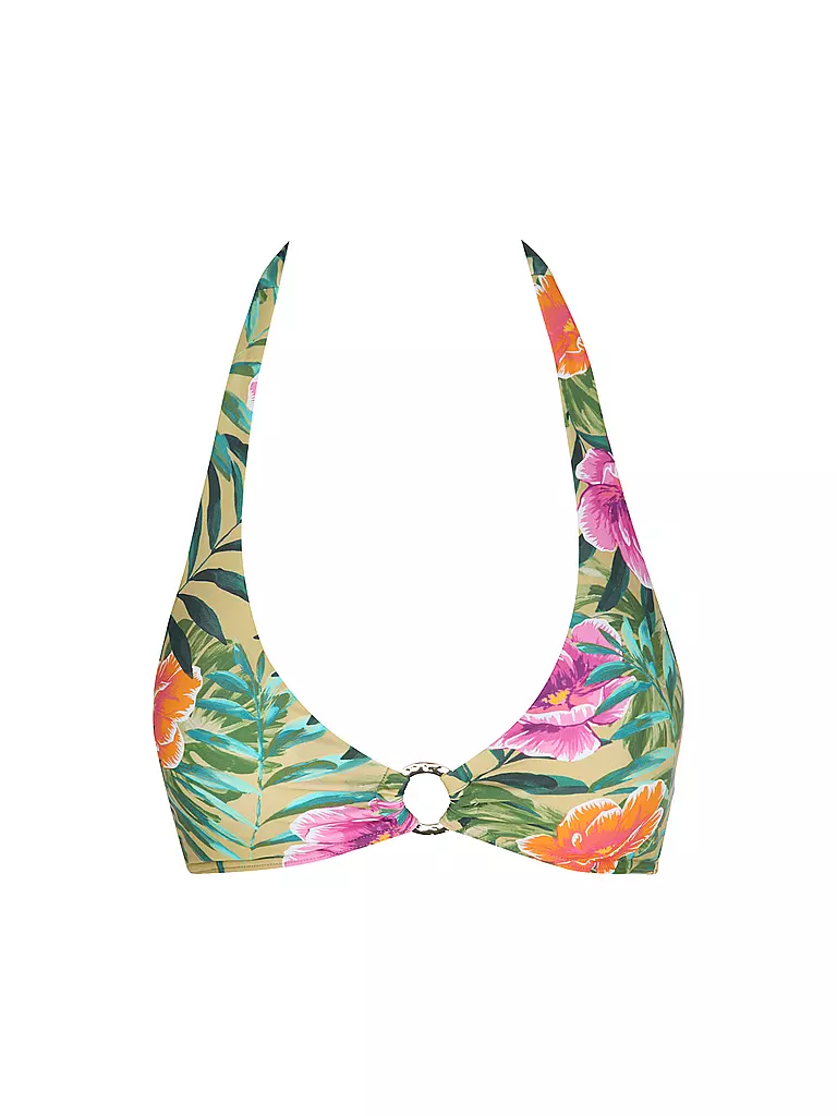 DARLING HARBOUR | Haut de bikini à col montant pour femmes | Vert