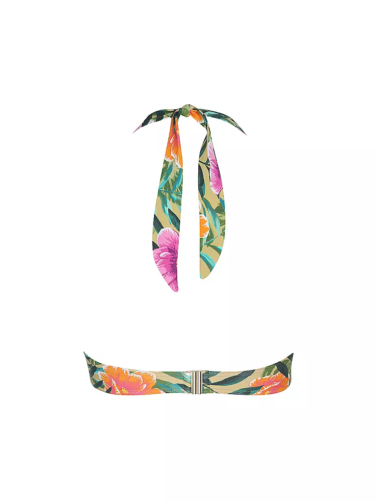 DARLING HARBOUR | Haut de bikini à col montant pour femmes | Vert