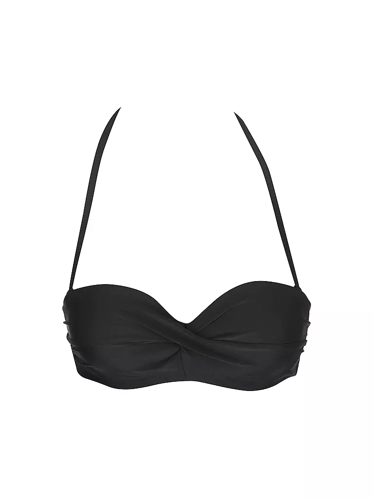 DARLING HARBOUR | Haut de bikini torsadé pour femmes | Noir
