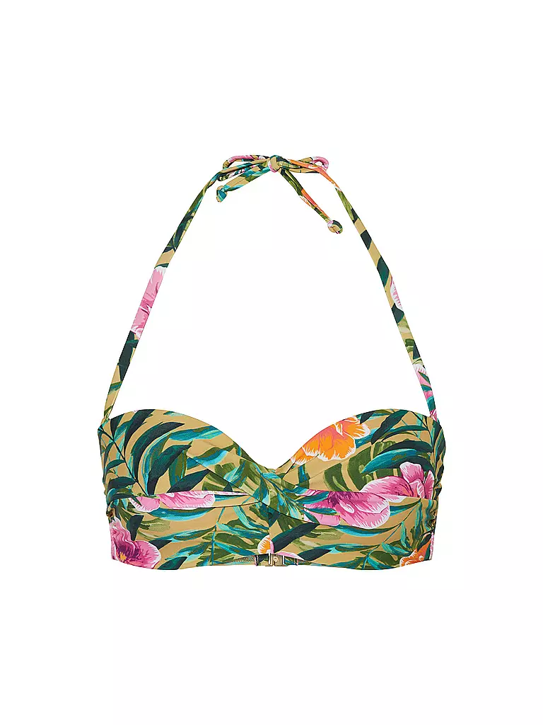 DARLING HARBOUR | Haut de bikini torsadé pour femmes | Vert