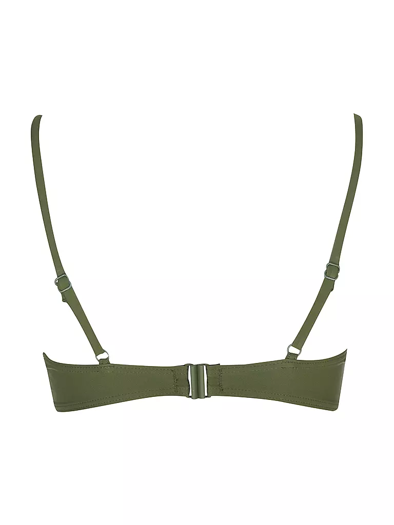 DARLING HARBOUR | Haut de bikini torsadé pour femmes | Olive