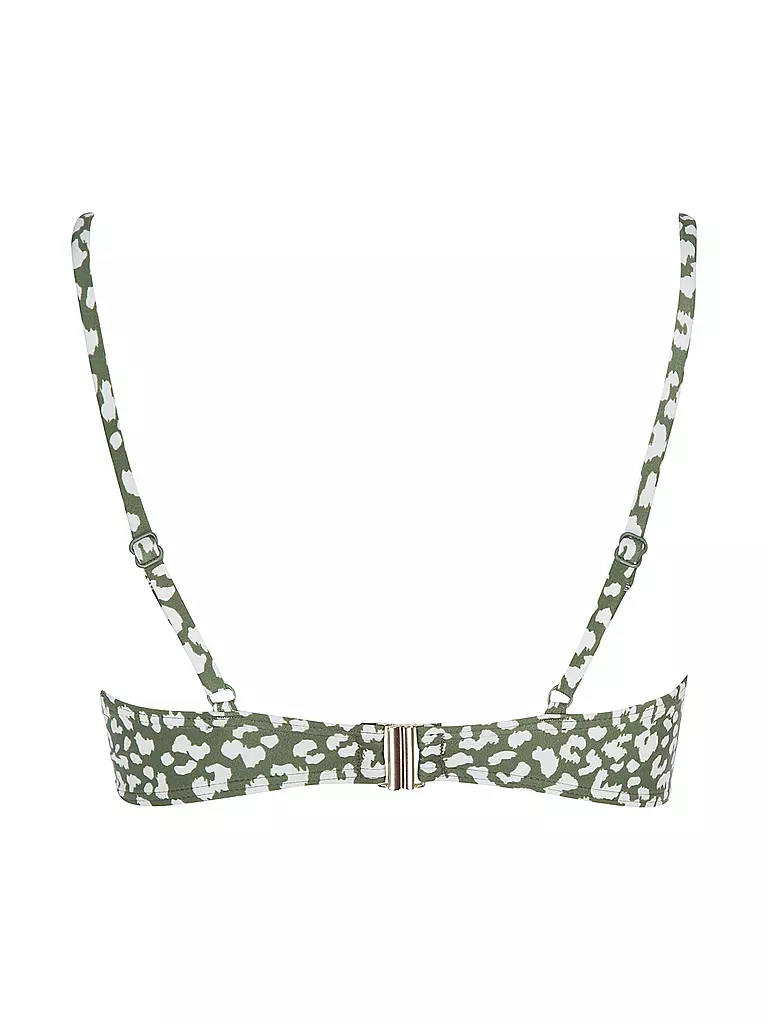 DARLING HARBOUR | Haut de bikini torsadé pour femmes | Olive