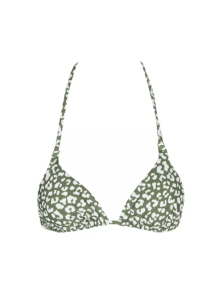 DARLING HARBOUR | Haut de bikini triangle pour femmes | Olive