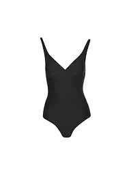 DARLING HARBOUR | Maillot de bain femme col en V | Noir
