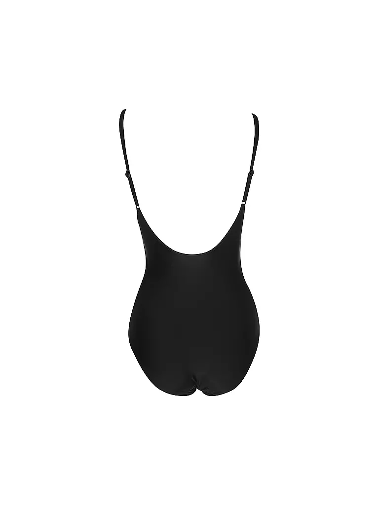DARLING HARBOUR | Maillot de bain femme col en V | Noir