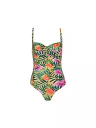 DARLING HARBOUR | Maillot de bain femme drapé | Vert
