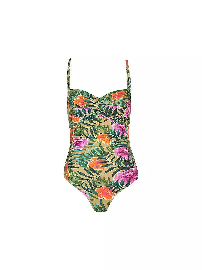 DARLING HARBOUR | Maillot de bain femme drapé | Vert
