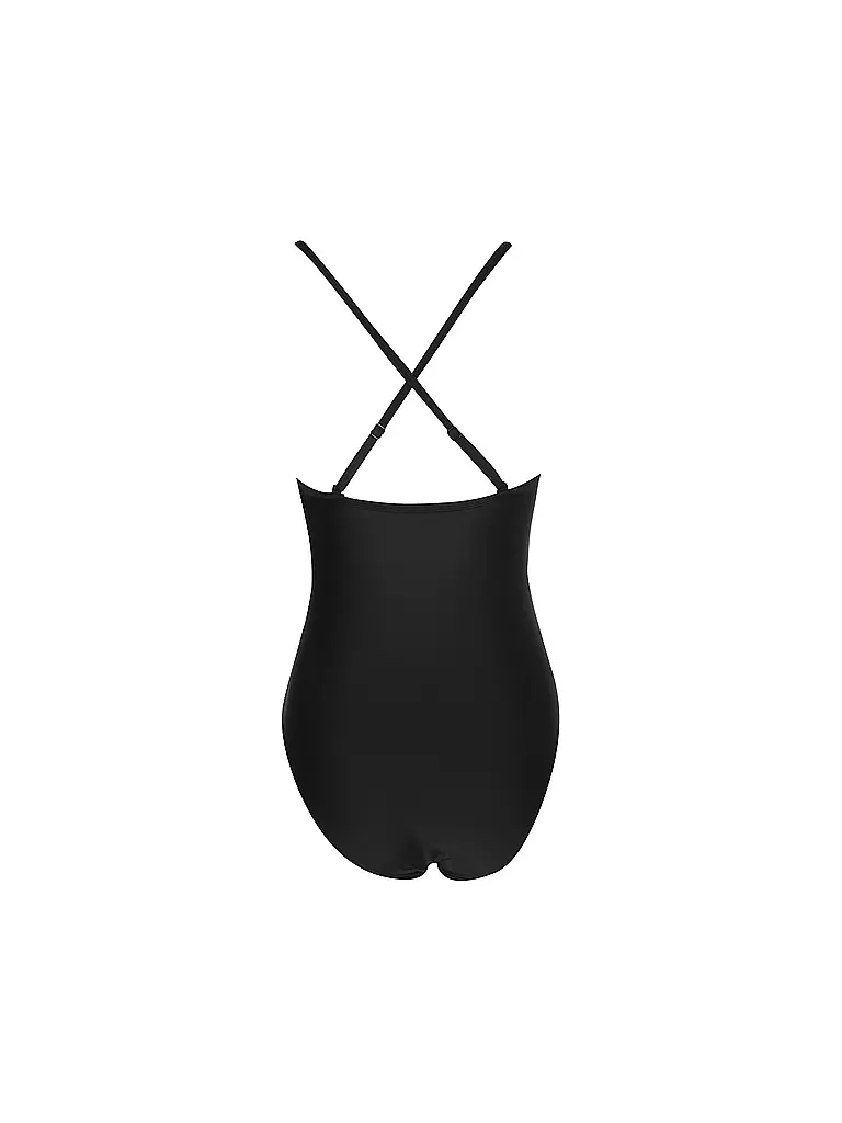 DARLING HARBOUR | Maillot de bain femme drapé | Noir