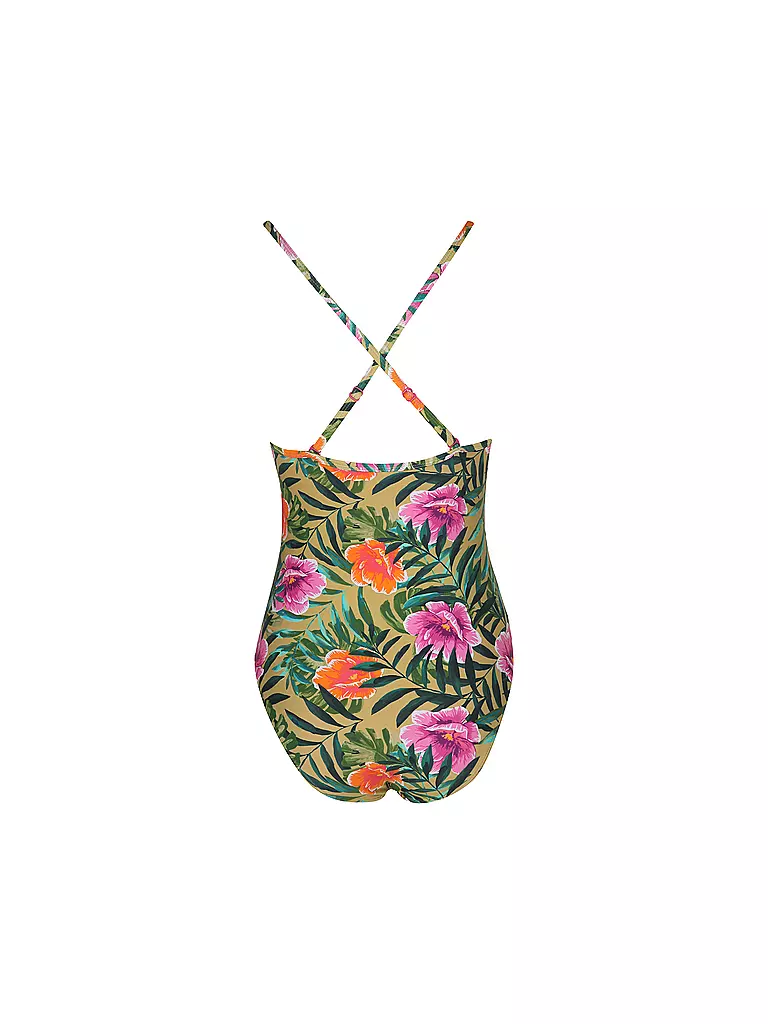 DARLING HARBOUR | Maillot de bain femme drapé | Vert