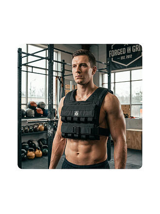 DBX BUSHIDO | Gilet lesté d'entraînement 20 kg avec inserts de poids W20B